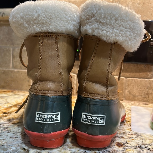 Sperry Top Sider boots, 100% wool shearling. Sperry for J.Crew. - Picture 6 of 7